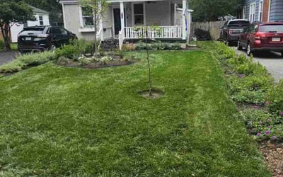 Photo of Monty P.'s yard after getting lawn care in Lindenhurst, NY