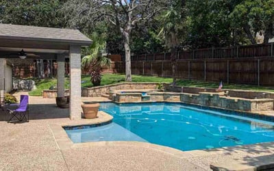Photo of James H.'s yard after getting lawn care in Burleson, TX
