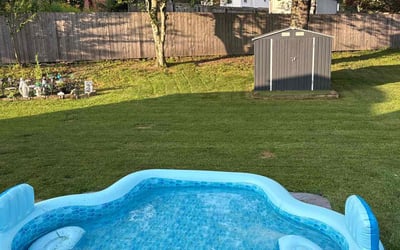 Photo of Jessica C.'s yard after getting lawn care in Flint, MI