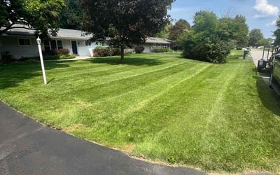 Photo of Richard M.'s yard after getting lawn care in Milford, MI