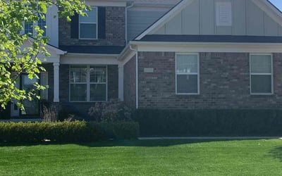 Photo of John C.'s yard after getting lawn care in Holly, MI