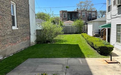Photo of Dartanya D.'s yard after getting lawn care in Evergreen Park, IL