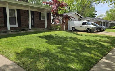 Photo of Don H.'s yard after getting lawn care in Florissant, MO