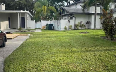 Photo of Jordan V.'s yard after getting lawn care in Middletown, NJ