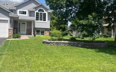 Photo of Ruben M.'s yard after getting lawn care in Elk River, MN
