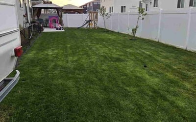 Photo of Timothy C.'s yard after getting lawn care in Springville, UT