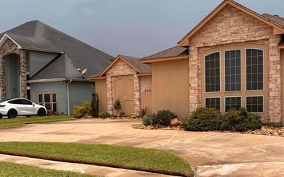 Photo of Shelby M.'s yard after getting lawn care in Portland, TX