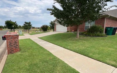 Photo of Dirk S.'s yard after getting lawn care in Bethany, OK