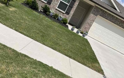 Photo of Frank M.'s yard after getting lawn care in Haslet, TX