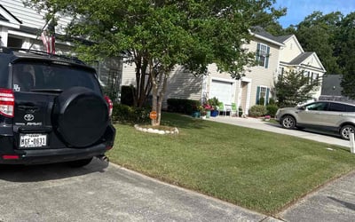 Photo of Justin M.'s yard after getting lawn care in Little River, SC