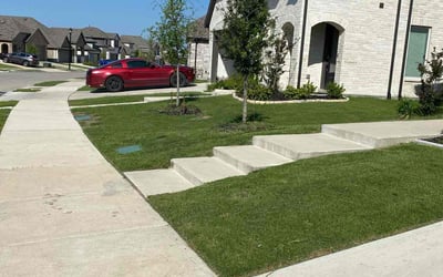 Photo of Rajkumar V.'s yard after getting lawn care in Royse City, TX