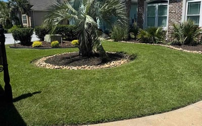 Photo of Cheri B.'s yard after getting lawn care in Gibsonville, NC