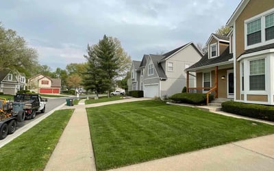 Photo of Stanton B.'s yard after getting lawn care in Overland Park, KS