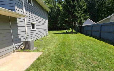 Photo of Gregory T.'s yard after getting lawn care in Sheffield Lake, OH