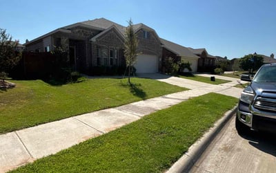 Photo of Michael M.'s yard after getting lawn care in Forney, TX