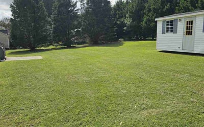 Photo of Kyle W.'s yard after getting lawn care in Willow Spring, NC