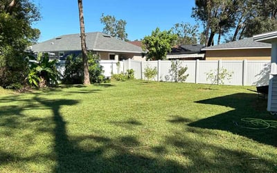 Photo of Young W.'s yard after getting lawn care in Pasco County, FL