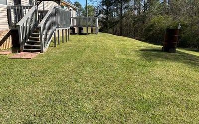 Photo of Jeff f.'s yard after getting lawn care in Fairfield, AL