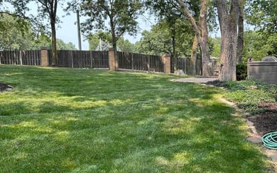 Photo of Blake Z.'s yard after getting lawn care in Elkhorn, NE