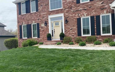 Photo of Shauna K.'s yard after getting lawn care in Omaha, NE