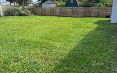 Photo of Heather C.'s yard after getting lawn care in Cocoa, FL