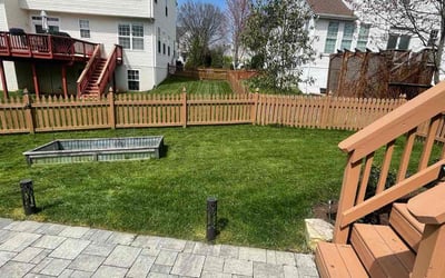Photo of Kristy D.'s yard after getting lawn care in Leesburg, VA
