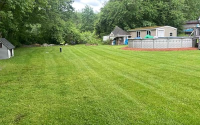 Photo of Chris M.'s yard after getting lawn care in Attleboro, MA