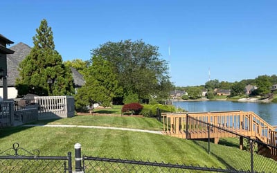 Photo of Jeanne F.'s yard after getting lawn care in Lebanon, IN