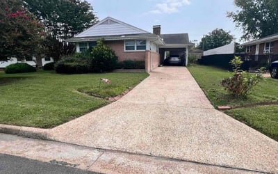 Photo of Frances A.'s yard after getting lawn care in Hampton, VA