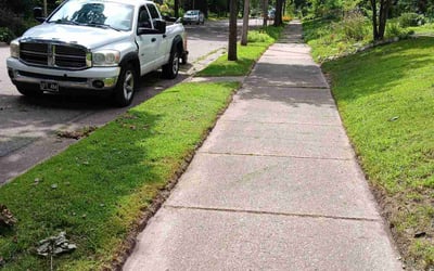 Photo of Samantha D.'s yard after getting lawn care in Stillwater, MN