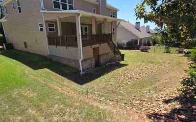 Photo of Shavon W.'s yard after getting lawn care in Calera, AL