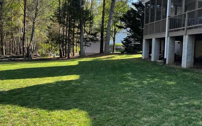 Photo of Erik B.'s yard after getting lawn care in Wake Forest, NC