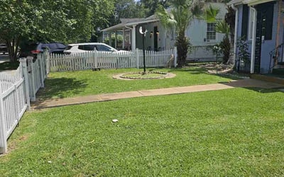 Photo of Barb R.'s yard after getting lawn care in Hattiesburg, MS