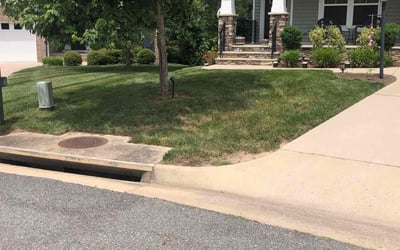 Photo of Chris L.'s yard after getting lawn care in Providence Forge, VA