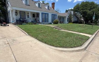 Photo of Salvador O.'s yard after getting lawn care in Sealy, TX
