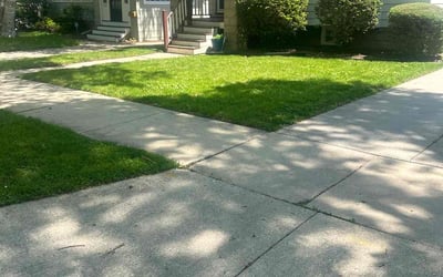 Photo of Eysis C.'s yard after getting lawn care in Cudahy, WI