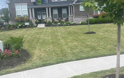 Photo of Juliee C.'s yard after getting lawn care in Mason, OH