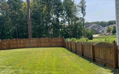 Photo of Gloria W.'s yard after getting lawn care in Glen Allen, VA