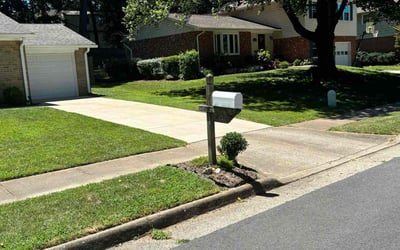 Photo of Jose T.'s yard after getting lawn care in Reston, VA