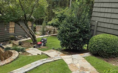 Photo of John B.'s yard after getting lawn care in Fairfield, AL