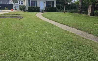 Photo of Jordan Z.'s yard after getting lawn care in North Arlington, NJ