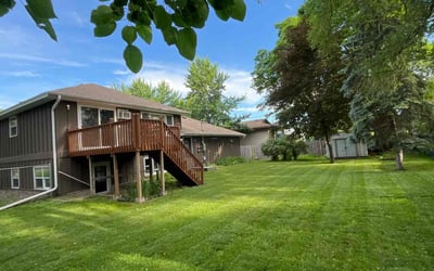 Photo of Sterling J.'s yard after getting lawn care in Champlin, MN