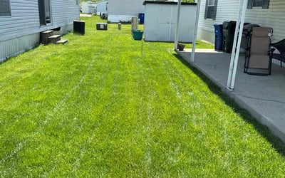 Photo of Billy b.'s yard after getting lawn care in Grove City, OH