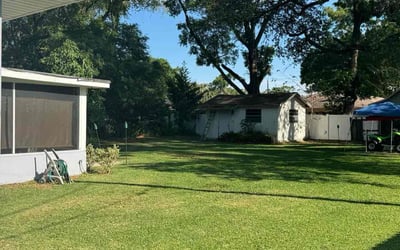Photo of Jafet J.'s yard after getting lawn care in Homestead, FL