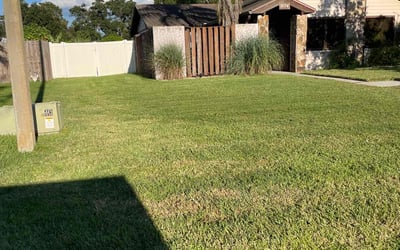 Photo of Linda E.'s yard after getting lawn care in Little Neck, NY