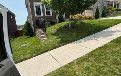 Photo of Debra D.'s yard after getting lawn care in Leominster, MA