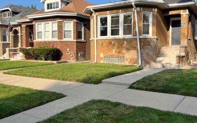 Photo of Devin P.'s yard after getting lawn care in Westborough, MA