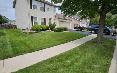 Photo of Jonathan S.'s yard after getting lawn care in Plainfield, IL