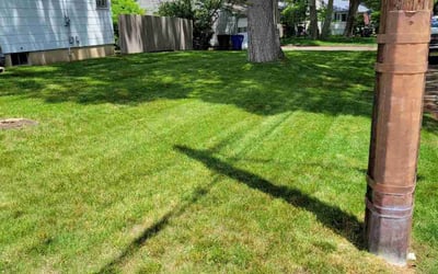 Photo of Abbey P.'s yard after getting lawn care in Metuchen, NJ