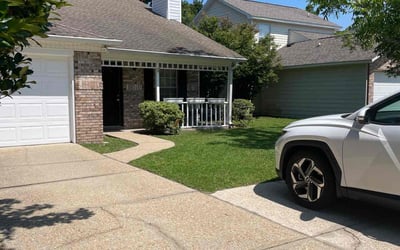 Photo of Kai S.'s yard after getting lawn care in Owings Mills, MD